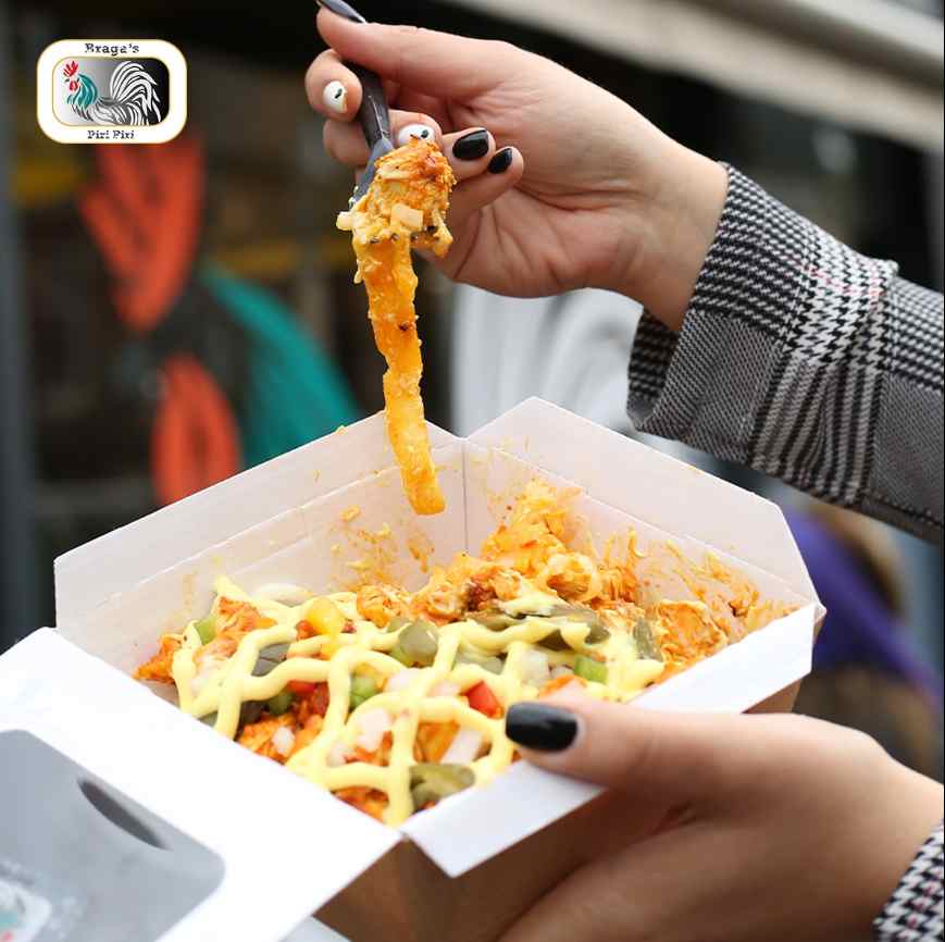 Loaded Fritas served at Braga’s Piri Piri takeaway in Glasgow