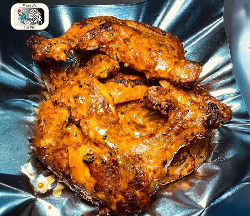 Peri Peri Chickens Served at Bragas Piri Piri Easterhouse